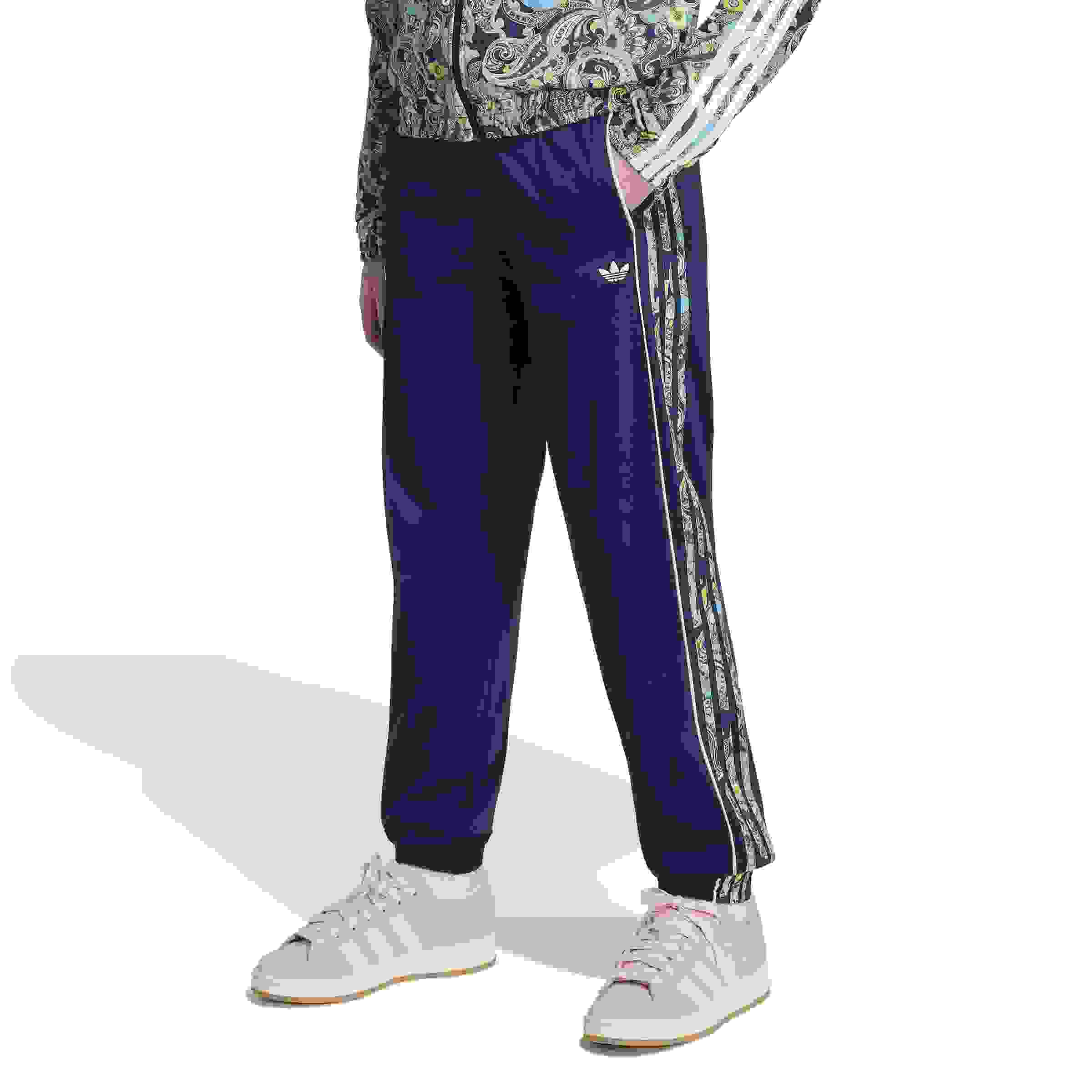 adidas Originals Loose Paisley Big Girls' Navy Track Pants